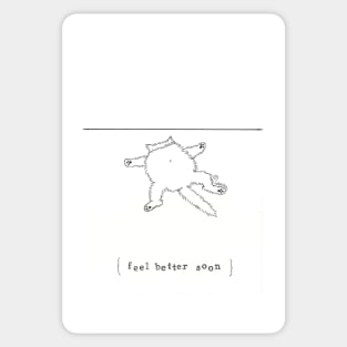 Hairballs - Feel Better Soon Sticker